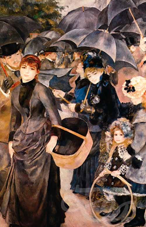 Impressionism Paintings The Umbrellas Renoir